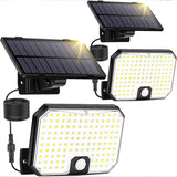 Solar Motion sensor Lights Outdoor,  Split Solar Lights Outside , Waterproof Solar Powered Security Light for Yard Wall Patio Indoor Garage