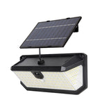 Solar Lights Outdoor Waterproof, 300° Angle & 3 Lighting Modes Motion Sensor Outdoor Lights,  Solar Powered Flood Wall Lights IP65 for Home Patio Fence Yard Deck Garage Street