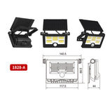 Solar with USB Convenient Charging Outdoor Lights,Ultra Bright Floodlight, Motion Sensing Lights,Waterproof Safetylight,Adjustable Wide-Angle Wall Lights,Sunblast Atomic Beam, Courtyard,Garage, Deck
