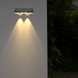 Solar Fence Lights Outdoor, New Up Down Lighting Fence Lights Solar Powered  , IP65 Waterproof Solar Wall Light for Backyard Wall Pathway Deck Patio Decor