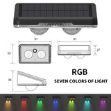 Solar Fence Lights Outdoor, New Up Down Lighting Fence Lights Solar Powered  , IP65 Waterproof Solar Wall Light for Backyard Wall Pathway Deck Patio Decor