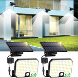 Solar Motion sensor Lights Outdoor,  Split Solar Lights Outside , Waterproof Solar Powered Security Light for Yard Wall Patio Indoor Garage