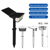 Solar Lights Outdoor Waterproof IP65, Auto On/Off Solar Spot Lights, Solar Powered Garden, 2-in-1 Solars Landscape Light，Spot Lights Outdoor ,Larger Battery, Long-lasting Power Supply