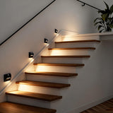 Smart Rechargeable LED Night Light with MotionSensor，Dimmable Wall Lamp，Magnetic & Stick-On Design,USB Convenient Charging,  Long-LastingBattery,Nighttime safety， Bedroom,Stairs,Hallway & Entryway