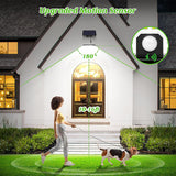 Solar Motion sensor Lights Outdoor,  Split Solar Lights Outside , Waterproof Solar Powered Security Light for Yard Wall Patio Indoor Garage