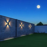 Solar Fence Lights Outdoor, New Up Down Lighting Fence Lights Solar Powered  , IP65 Waterproof Solar Wall Light for Backyard Wall Pathway Deck Patio Decor