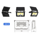 Solar with USB Convenient Charging Outdoor Lights,Ultra Bright Floodlight, Motion Sensing Lights,Waterproof Safetylight,Adjustable Wide-Angle Wall Lights,Sunblast Atomic Beam, Courtyard,Garage, Deck