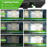 Solar Motion sensor Lights Outdoor,  Split Solar Lights Outside , Waterproof Solar Powered Security Light for Yard Wall Patio Indoor Garage