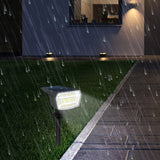 Solar Lights Outdoor Waterproof IP65, Auto On/Off Solar Spot Lights, Solar Powered Garden, 2-in-1 Solars Landscape Light，Spot Lights Outdoor ,