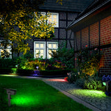 Solar Lights Outdoor Waterproof IP65, Auto On/Off Solar Spot Lights, Solar Powered Garden, 2-in-1 Solars Landscape Light，Spot Lights Outdoor ,
