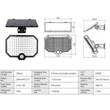 Solar Motion sensor Lights Outdoor,  Split Solar Lights Outside , Waterproof Solar Powered Security Light for Yard Wall Patio Indoor Garage