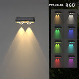 Solar Fence Lights Outdoor, New Up Down Lighting Fence Lights Solar Powered  , IP65 Waterproof Solar Wall Light for Backyard Wall Pathway Deck Patio Decor
