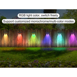 Solar Fence Lights Outdoor, New Up Down Lighting Fence Lights Solar Powered  , IP65 Waterproof Solar Wall Light for Backyard Wall Pathway Deck Patio Decor